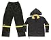 CLC Custom Leathercraft Rain Wear R103L Black Nylon 3-Piece Rain Suit, Large