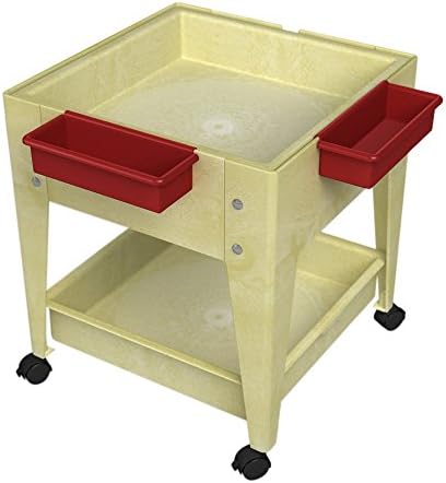 Childbrite 24" Sand and Water Activity Center Mobile-Mite 2 Mega-Trays Sandal Frame 4 Casters