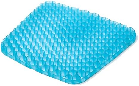 Non Slip Honeycomb Premium Comfort Gel Enhanced Seat Cushion – Non-Slip Orthopedic Gel & Memory Foam Cushion for Pain Office Chair Car Seat Cushion – Sciatica & Back Pain Relief