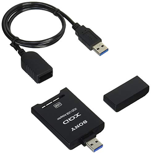 SONY XQD USBアダプターとLexar レキサー　128GB XQD Sony QDA-SB1 XQD USB Adapter For XQD Memory Card G/M Series