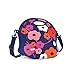 BUILT Spicy Relish Tote Neoprene Lunch Bag with Adjustable Crossbody Strap Lush Flower LB12-LSH