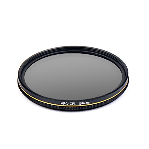 LESKINS 67mm CPL Circular Polarizing Filter for Camera Lenses, German Optics Glass, Ultra Slim, Weather-sealed, 16-Layer Multi-Resistant Nano Coated Circular Polarizer HD Glass Filter with Lens Cloth