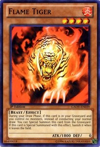 Yu-Gi-Oh! - Flame Tiger (GAOV-EN039) - Galactic Overlord - 1st Edition - Common