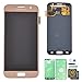 KR-NET LCD AMOLED Display Touch Screen Digitizer Assembly + Full Set PreCut Adhesive for Samsung Galaxy S7 (Gold Platinum) + Tools