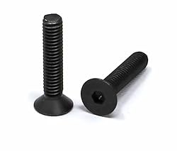 iexcell 100 Pcs M4 x 20mm Thread Pitch 0.7 mm Alloy