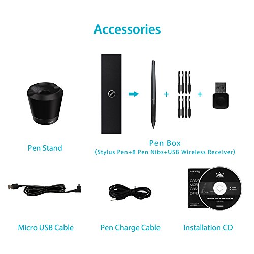 Huion Inspiroy Q11K Wireless Graphic Drawing Tablet with 8192 Pressure Sensitivity