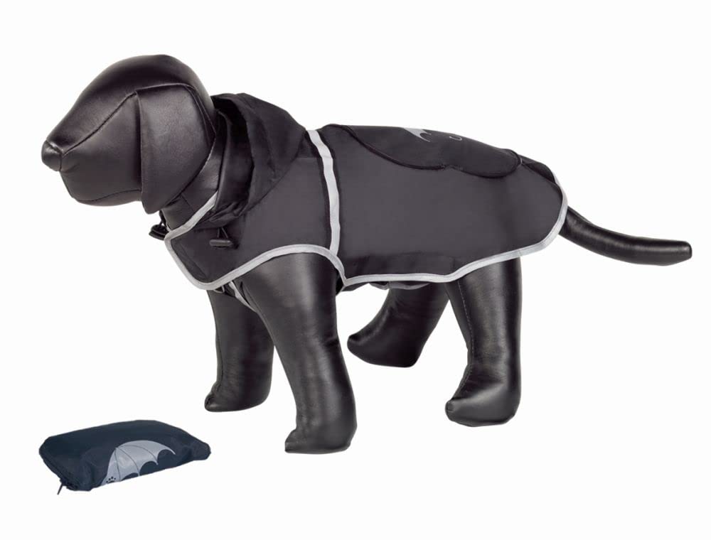 Nobby Rainy Dog Raincoat, 40 cm, Black
