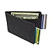 MOSIYEEF Slim Front Pocket Wallet, RFID Blocking Credit Card Holder Bifold Minimalist Canvas Wallet primary