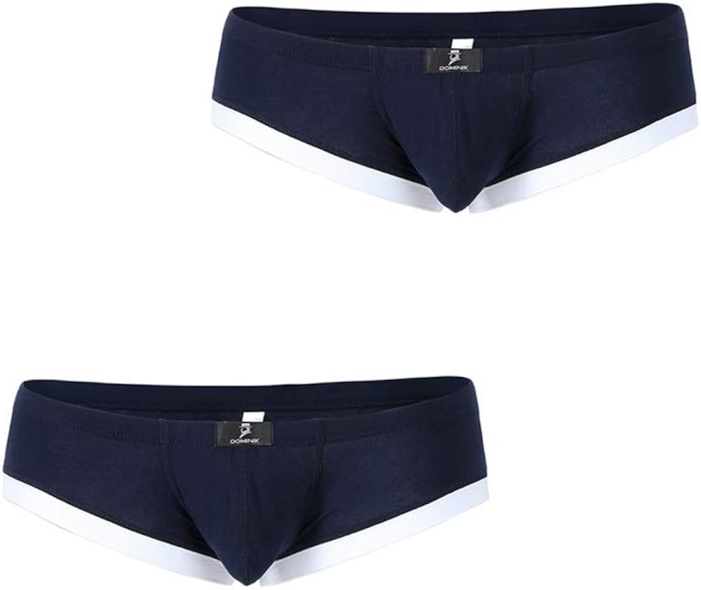 Dominik Underwear Super Low Rise Cotton Trunk, Mens (XL, Blue Night