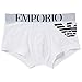 Emporio Armani Men's Eagle Trunk, White, Small