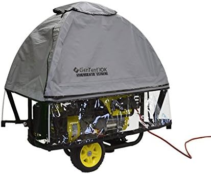 GenTent 10K -Universal Kit With Clear Vinyl Apron Bundle -Standard Edition - 3000w-10000w Portable Generators (Standard Edition, Grey Skies)