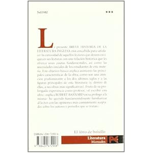 Breve historia de la literatura inglesa / A Short History of English Literature (Spanish Edition)