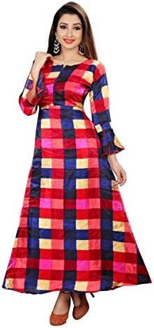 Clothfab Women's cotton a-line Salwar Suit Set
