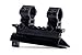 Ultimate Arms Gear Tactical SKS 4x30 mm Mil Dot Reticle Rifle Hunting Sniper Scope with See Thru Lens Caps + Stealth Black Steel SKS 7.62x39 Rifle See Through Receiver Cover Replacement High Profile Tactical Scope Weaver Picatinny Rail Mount Complete With Rings