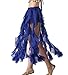 ZLTdream Belly Dance 16PCS-Curling Jellyfish Skirt for Girls andWomen Belly Dancing Outfits