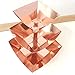 Rose Gold Birthday Party Supplies Decorations Cardboard Rose Gold Dessert Display Dessert Stand Candy Snack Cupcake Stand Cake Stand Bowl Stand Tower Display for Wedding
