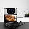Princess-Air-Fryer-Oven-182075-1700-watt-11-Litre-10-Cook-Presets-Digital-Display-Accessories-exclusive Princess Air Fryer Oven Deluxe, 11 Litre, 1800 watt, 10 Cook Presets, Rotating Basket and Rotisserie Skewer, Digital…