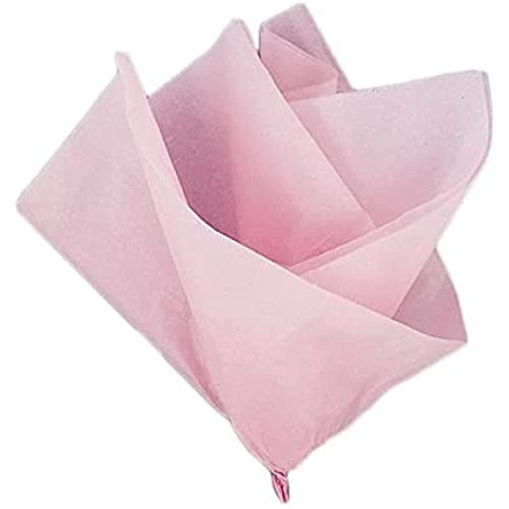 Vibrant Pastel Pink Tissue Sheets (50cm x 66cm) 10 Count - Premium Quality, Large Gift-Wrapping Paper for Crafts, Decorations, and Special Occasions