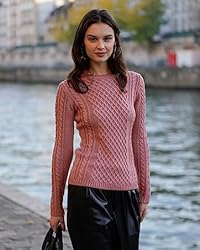 v28 Women Crew Neck Korea Knit Stretchable
