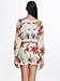 Choies Women's Floral Print Long Sleeves Romper Playsuit M Multi