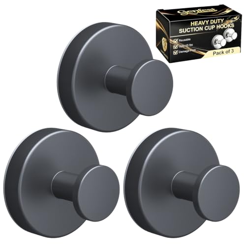 Genfest 15 Lbs Suction Cup Hooks Towel Holder
