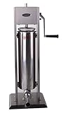 Hakka 15 Lb/7 L Sausage Stuffer 2 Speed Stainless Steel Vertical Sausage Maker