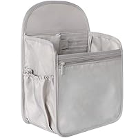 VANCORE Backpack Organizer Insert Travel Diaper Purse Organizer Waterproof Grey Small