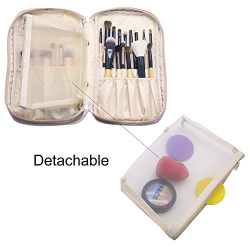 image for Relavel Professional Cosmetic Case Makeup Brush Organizer Makeup Artis