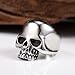 Stainless Steel Men's Cool Skull Head Solid Ring Punk New