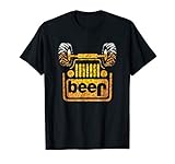 Wrecked Jeep Beer T-Shirt