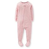 Carter's Baby Girls 1 Piece Snug Fit Cotton Footed Sleeper Pajamas (seagulls)