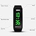BesWlz Digital Watch Waterproof Sport LED Wrist Watch for Boys Girls Men Women (Black)