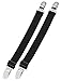 Hold'Em Boot Clips Elastic Leg Straps Pant Stirrups with Extra Heavy Sturdy Clip Made In USA Keeping Pants Smoothly Tucked In Boots – Adjustable or straight