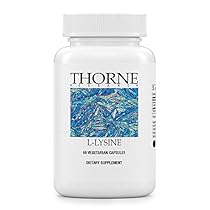Thorne Research - L-Lysine - Essential Amino Acid for Skin Health, Energy Production, and Immune Function - 60 Capsules