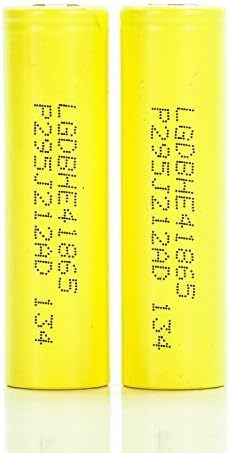 LG HE4 IMR 18650 2500mah 30A batteries | 2-Pack | authentic LGDBHE41865 original li-ion hybrid flat top rechargeable lithium ion battery