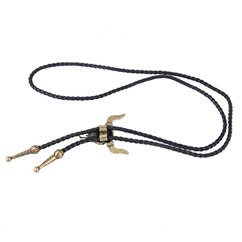AZORA Bolo Tie for Men Cow Skull Choker Bolos Western Cowboy Neck Tie for Women Boys Girls - Thumbnail 4