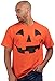Ann Arbor T-shirt Co. Giant Jack O' Lantern Face | Halloween Pumpkin Fun Unisex T-Shirt for Men Women, XL