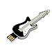 Usbkingdom 16GB USB 2.0 Flash Drive Novelty Metal Black Guitar Shape USB Thumb Drive Memory Stick Pendrive Jump Drive Flashdrive (Black)