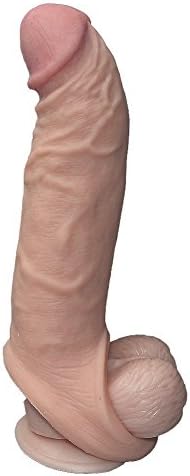 Obaile 8.5 inches Length Ride On Soft Extender Sleeve Wearable Cover Add On 2 inches for Men - Beige