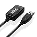 TNP USB Extension Cable 30 ft - High Speed USB 2.0 Active Extender Cord Repeater Booster Type A Male to A Female for External Hard Drive, Printer, Scanner, Mouse, Keyboard, USB Hub, Windows PC, Mac