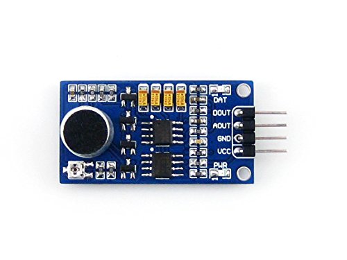 Waveshare Sound Detection Module Sound Sensor Module Voice Detector Sensor LM386 Intelligent Vehicle for Arduino
