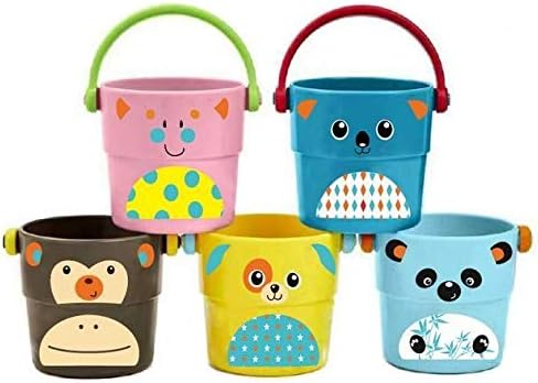 Baby Bath Stack And Pour Bucket Rinse Cups Multi Price In Uae Amazon Uae Kanbkam