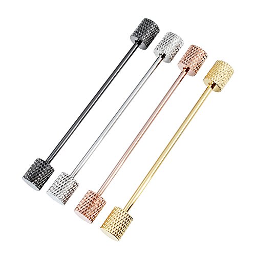 HAWSON 4Pcs Collar Bar Pin Set for Man Wedding Business Accessories