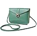 edfamily Women Girls Mini Handbags Leather Crossbody Single Shoulder Bag Cellphone Pouch Purse Wallet(Mint Green)