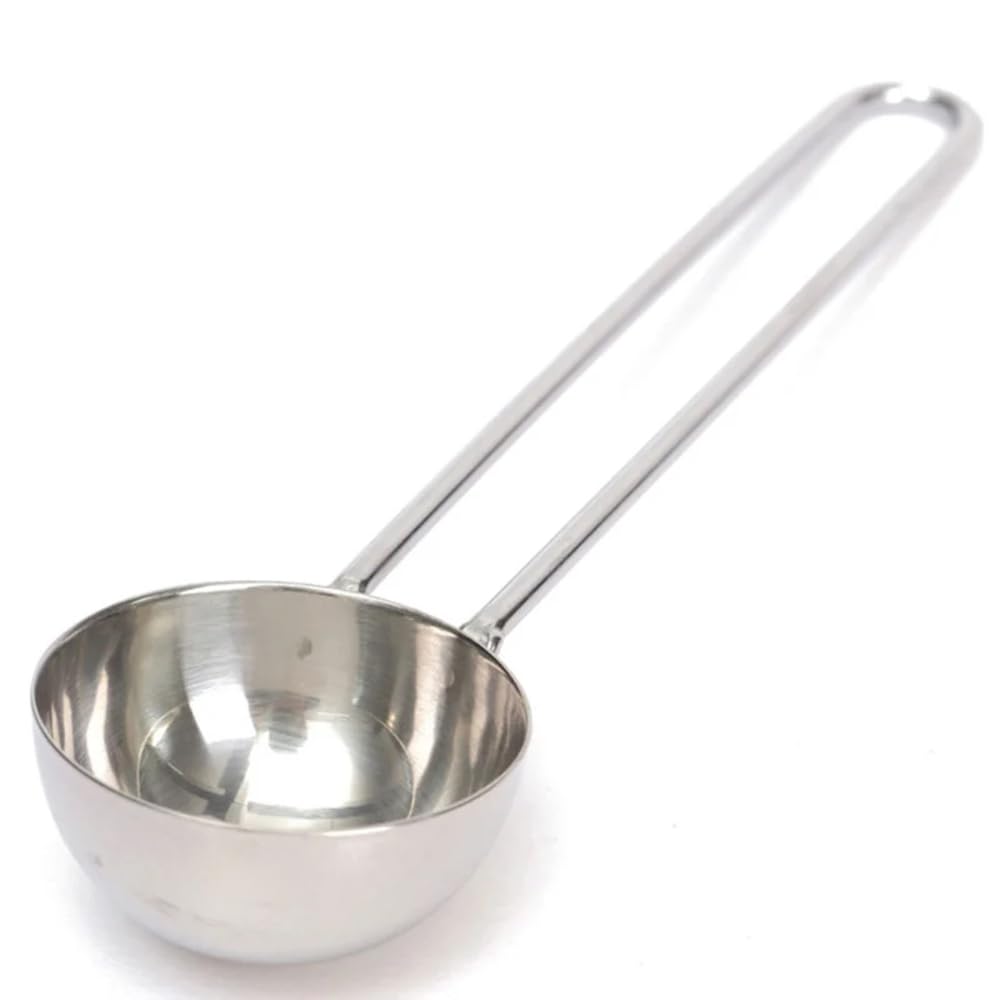 1X Sugar Tea Coffee Spice Measure Scoop Stirring Spoon Powder Scoop Stainless Steel Long Handle 10g