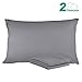 Adoric Queen Pillow Protectors, 2 Pack Brushed Microfiber Wrinkle-resistant Hypoallergenic Pillow Covers Pillowcases(Gray)