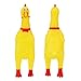 LEGEND SANDY 10 PCS Screaming Chicken, Rubber Chicken Noisemakers for Kids and Pets, Shrilling Shrieking Squawking Chicken Novelty for Gag Gift Party Favors, Rubber Chicken Squeaky Toy for Small Dogs