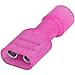 Seismic Audio - SAPT210 - 50 Pack of Fully Insulated 22/18 Gauge Female Quick Disconnect Wire Connectors - Spade Connectors