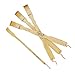 BambooMN 3 Piece 17 Inch Traditional Bamboo Wood Back Scratchers Plus Travel Size Backscratcher for Itching Relief, Strong and Sturdy, 4 Pieces Total