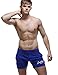 SEOBEAN Mens Low Rise Sports Soft Running Training Short Pants (Large/31-33 Inch, 2793 Blue)